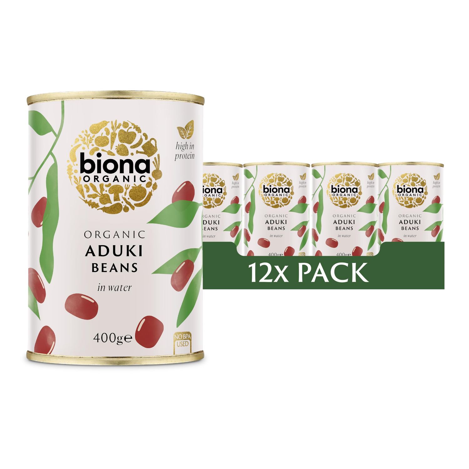 Biona Organic Aduki Beans, 400g