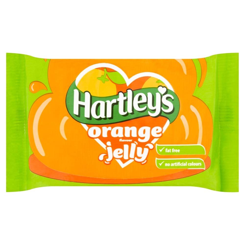 Hartley's Orange Flavour Jelly, 135g, Pack of 1