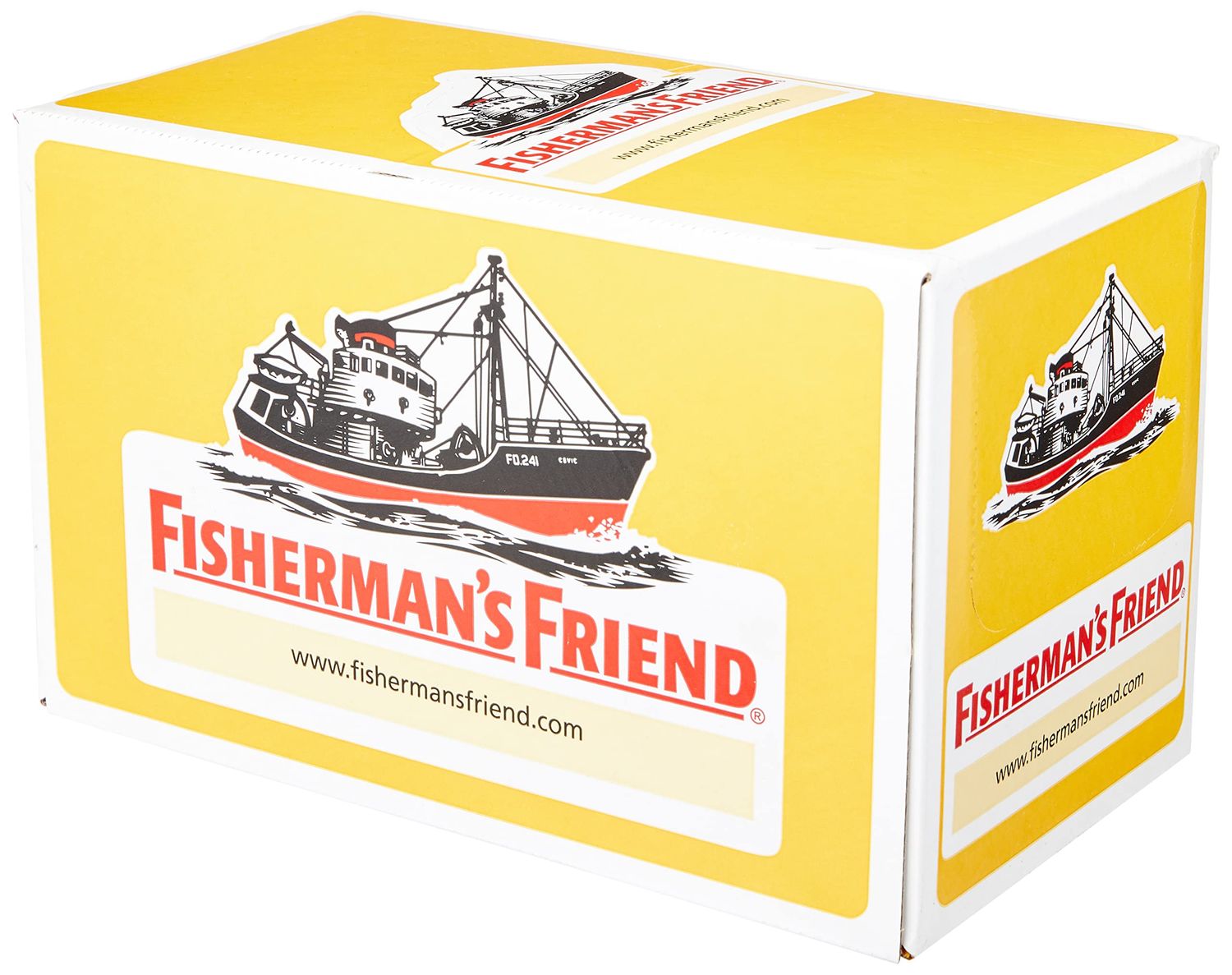 Fisherman s Friend Aniseed Flavour Extra Strong Menthol Lozenges, All Natural Gluten Free, Menthol Throat Lozenges, Pack of 24
