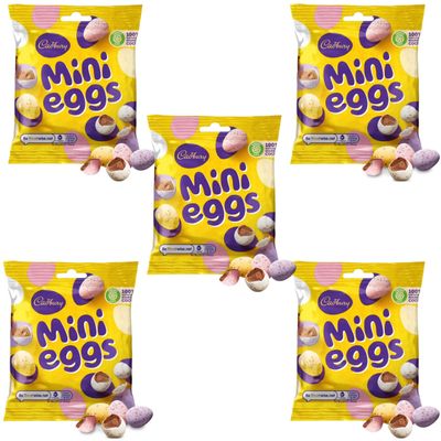 Her Flavour 5x Easter Chocolate Mini Eggs Happy Easter Celebration 2023 Mini Chocolate Easter Eggs Gifts for Women Men Kids Bundle Pack Deals 80g