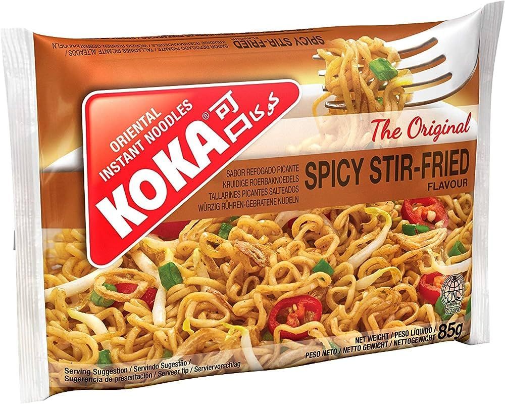 KOKA Oriental Noodles- (Pack of 30)- Stir-Fried Noodles 85G