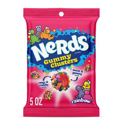 Nerds Gummy Clusters Chewy Candy, 5 Oz (141g) Bag