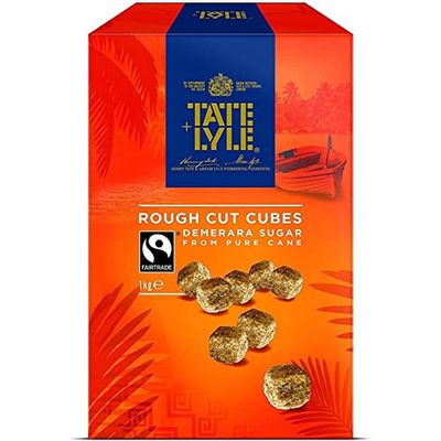 Tate &amp; Lyle Demerara Rough Cut Sugar Cubes 1 kg (Pack of 1)