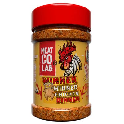 Angus &amp; Oink Winner Winner Chicken Dinner Rub MVP of Poultry Seasoning Perfect for Roast Chicken &amp; Wings Gluten-Free 220g