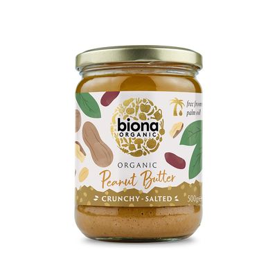 Biona Organic Crunchy Peanut Butter, 500g