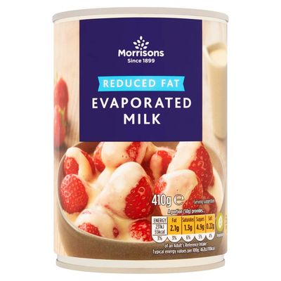 Morrisons Eat Smart Reduced Fat Evaporated Milk 410 g x 12