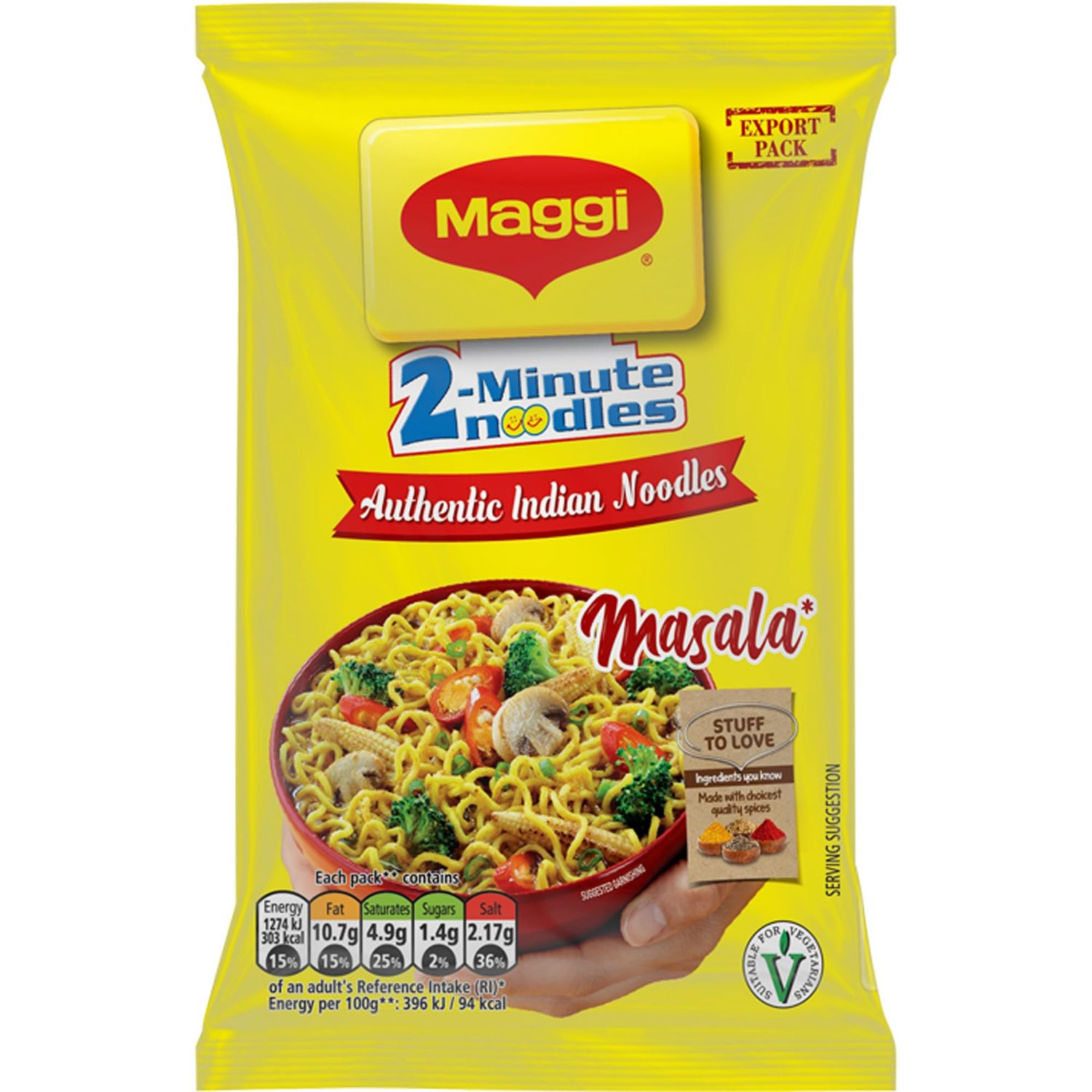 Maggi 2 Minute Instant Masala Spicy Noodles 70g