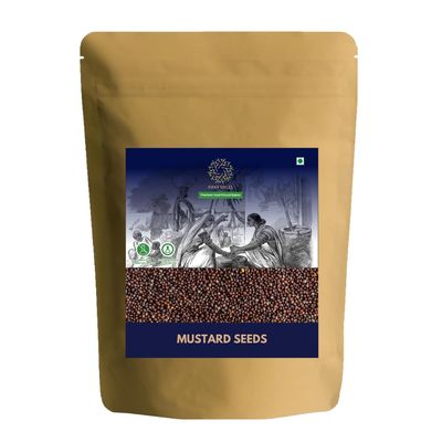 Pipar Spices Black Mustard Seeds - 400g (14.1oz) For Culinary Use