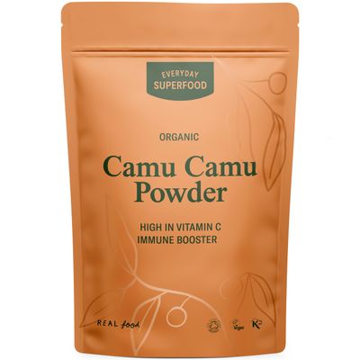 Camu Camu Powder Organic 50g Everyday Superfood Camu Camu Berries Extract Certified Organic, Vegan and Kosher