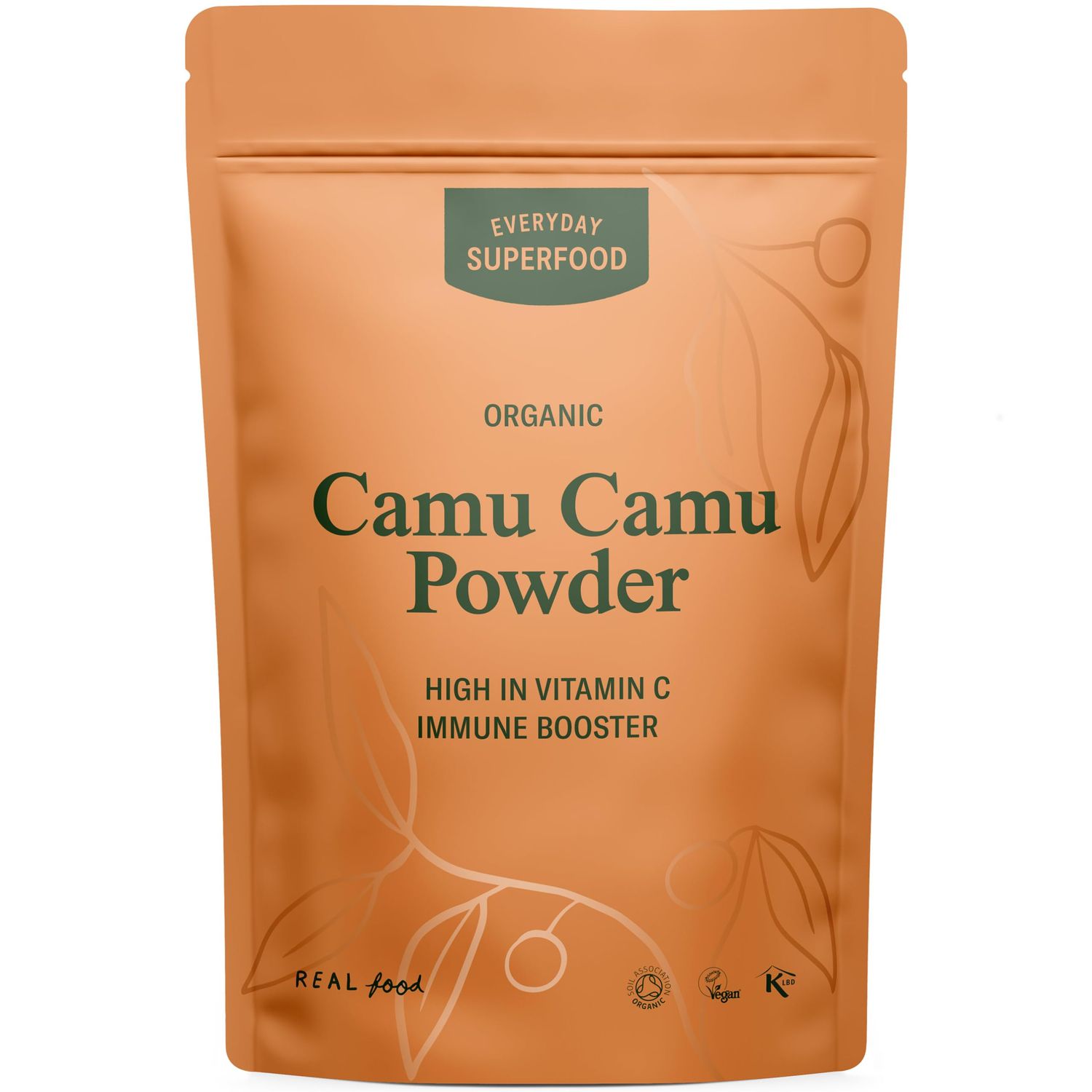 Camu Camu Powder Organic 50g Everyday Superfood Camu Camu Berries Extract Certified Organic, Vegan and Kosher