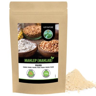 Alpi Nature Mahlepi Powder 100g 3.5 oz, Mahlab Powder, Ground Mahleb Seeds, Mahaleb Cherry Ground