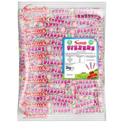 Swizzels Matlow Original Fizzers Sweets (1 x 3 kg)