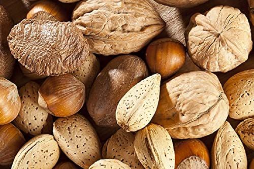 Mixed Nuts in Shell 1kg (Contains Walnut, Hazelnuts, Pecan Nuts, Almonds)
