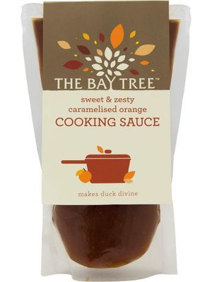The Bay Tree Caramelised Orange Sauce - Sweet and Zesty Cooking Sauce Makes Duck Divine Full of Flavour Nut Free and Savoury Makes as a Great Stir Fry Sauce - 320g Pouch
