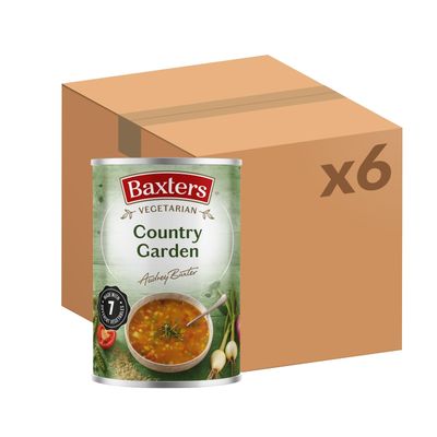 Baxters Vegetarian Country Garden Soup, Multipack, 400 g (Pack of 6)