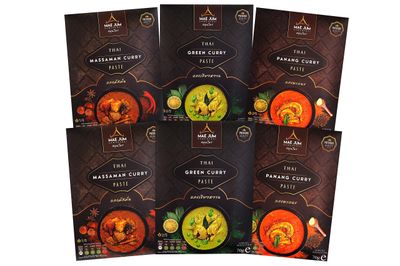 Cool Bundle Traditional Thai Curry Paste by Mae Jum (6 packs x 70g) All Great Taste Award 2020 Winners