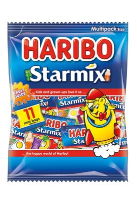 Haribo Starmix Mini Bags, 11 mini bags