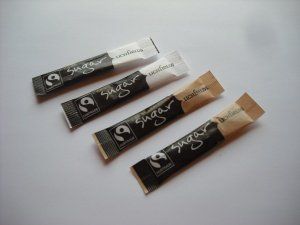 100 Individual White Sugar Sachets &amp; 100 Brown Sugar Individual Sachets