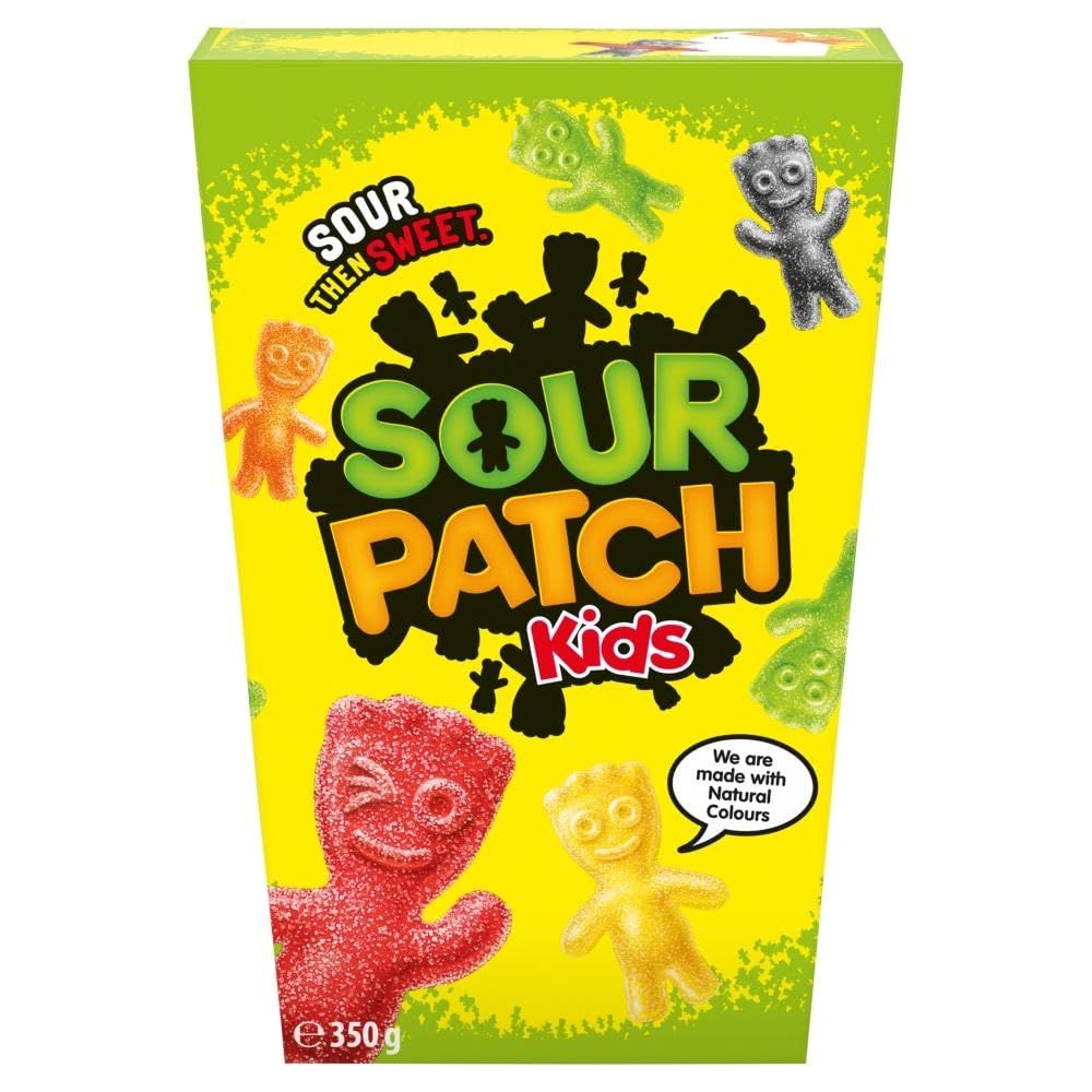 Sour Patch Kids Assortment, Soft &amp; Chewy Sour Then Sweet Candies, Perfect Treat for Sharing or Gifting, 350 g (Pack of 1)