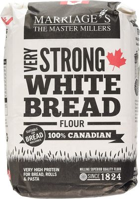 Marriages Very Strong 100% Canadian White Flour - Pack Size = 5x1.5kg