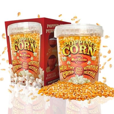 MacCorns - Top Grade Popping Corn Kernels 1ltr Tub Premium Popcorn kernels for Popcorn Makers, Microwave &amp; Traditional Stove Popping Large Butterfly Kernels for Light &amp; Fluffy Popcorn