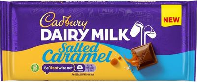 Cadbury Dairy Milk Salted Caramel Chocolate, 120g