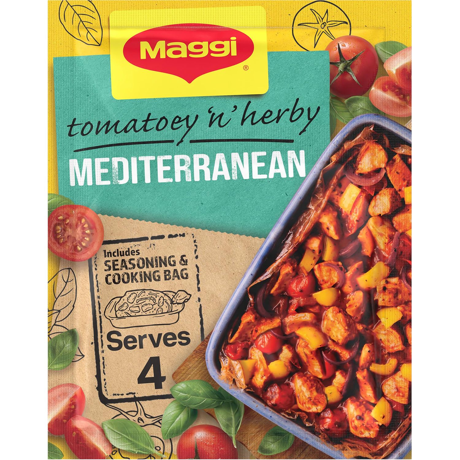 Maggi So Juicy Chicken Mediterranean Recipe Mix (37g Sachet)