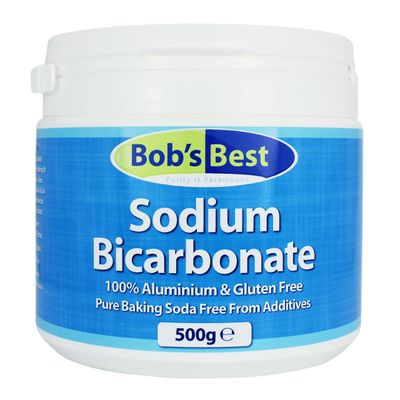 Bob's Best Sodium Bicarbonate Baking Soda 500g for Cooking, Baking, Cleaning &amp; Personal Care - Aluminium &amp; Gluten Free