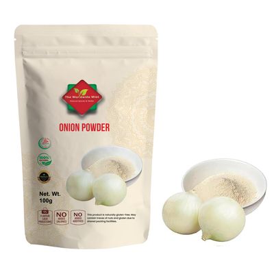 Onion Powder (100g/3.52oz) l Ground Powder l Ground from Whole Dired Onion l Premium Quality l 100% Natural l No Additives