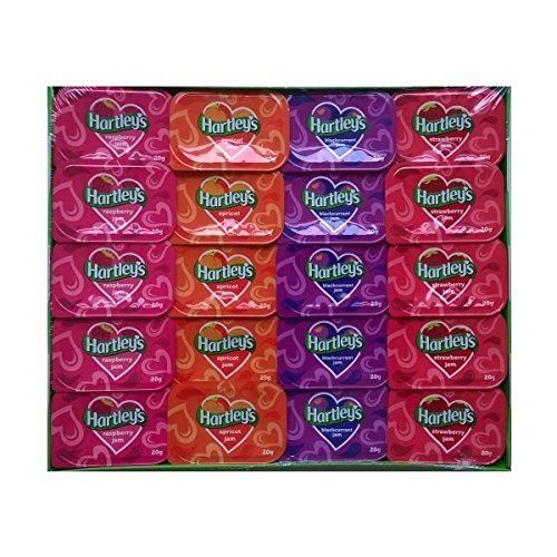 Hartleys Assorted Jam Individual Portions - 20g (Pack of 40)