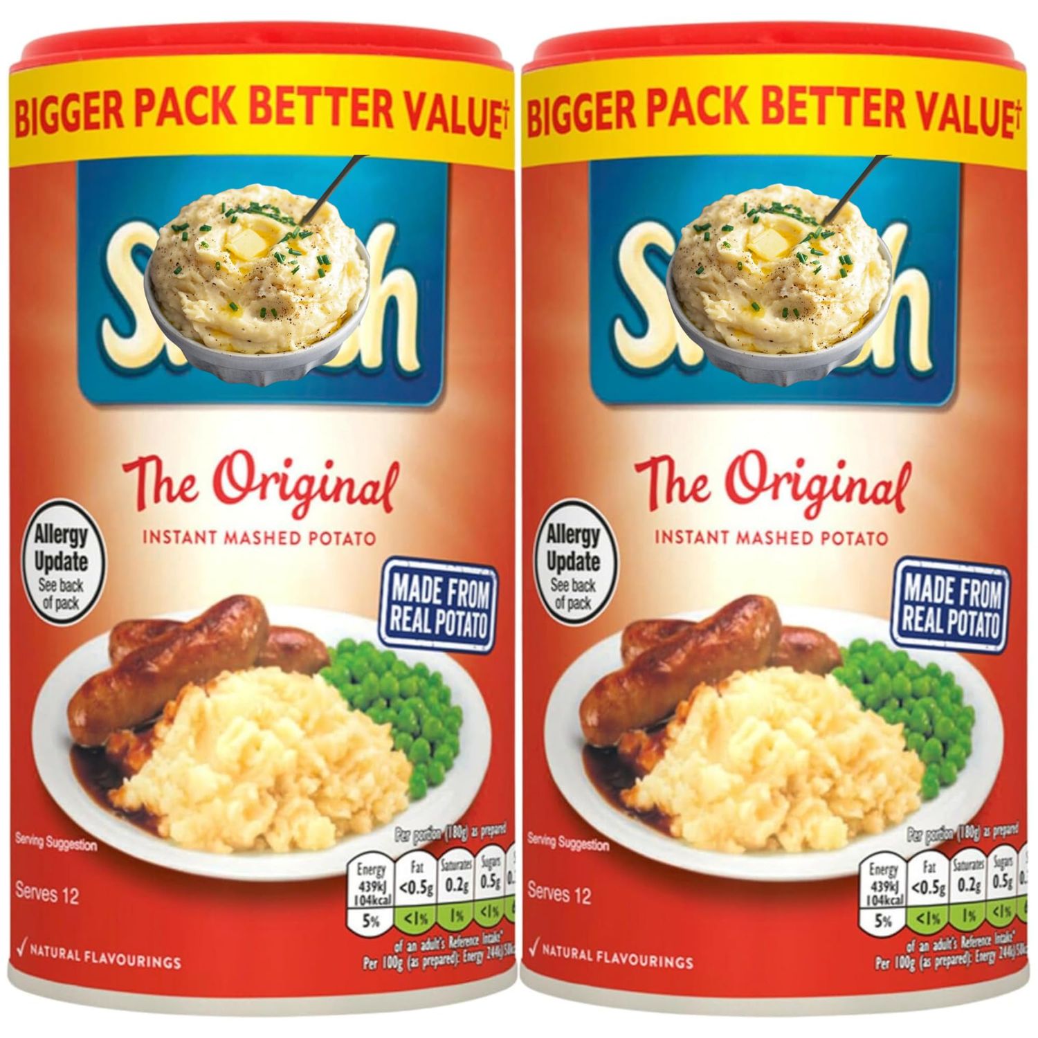 Instant Mash Bundle with Smash Original Mash Potato, 360g (2 Pack)