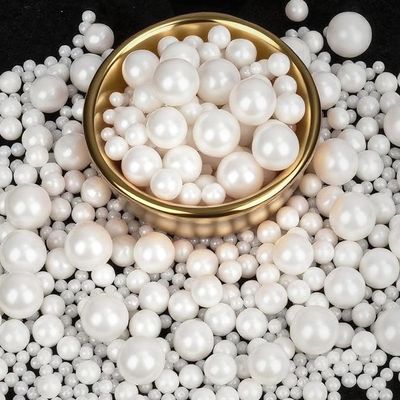 Lozadia 100g Edible Easter Sprinkles Metalic Pearl White Sprinkles Of Cake Sprinkles, Edible Cake Decorations, Sugar Balls for Cupcake Cakes On Baby Shower Birthday Wedding Party (White)