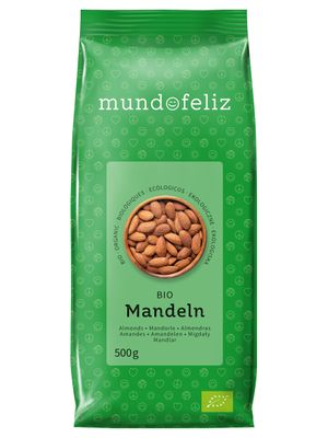 Mundo Feliz - Organic Whole Almonds 2 x 500 g