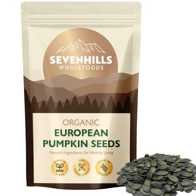 Sevenhills Wholefoods Organic European Pumpkin Seeds 400g from Austria
