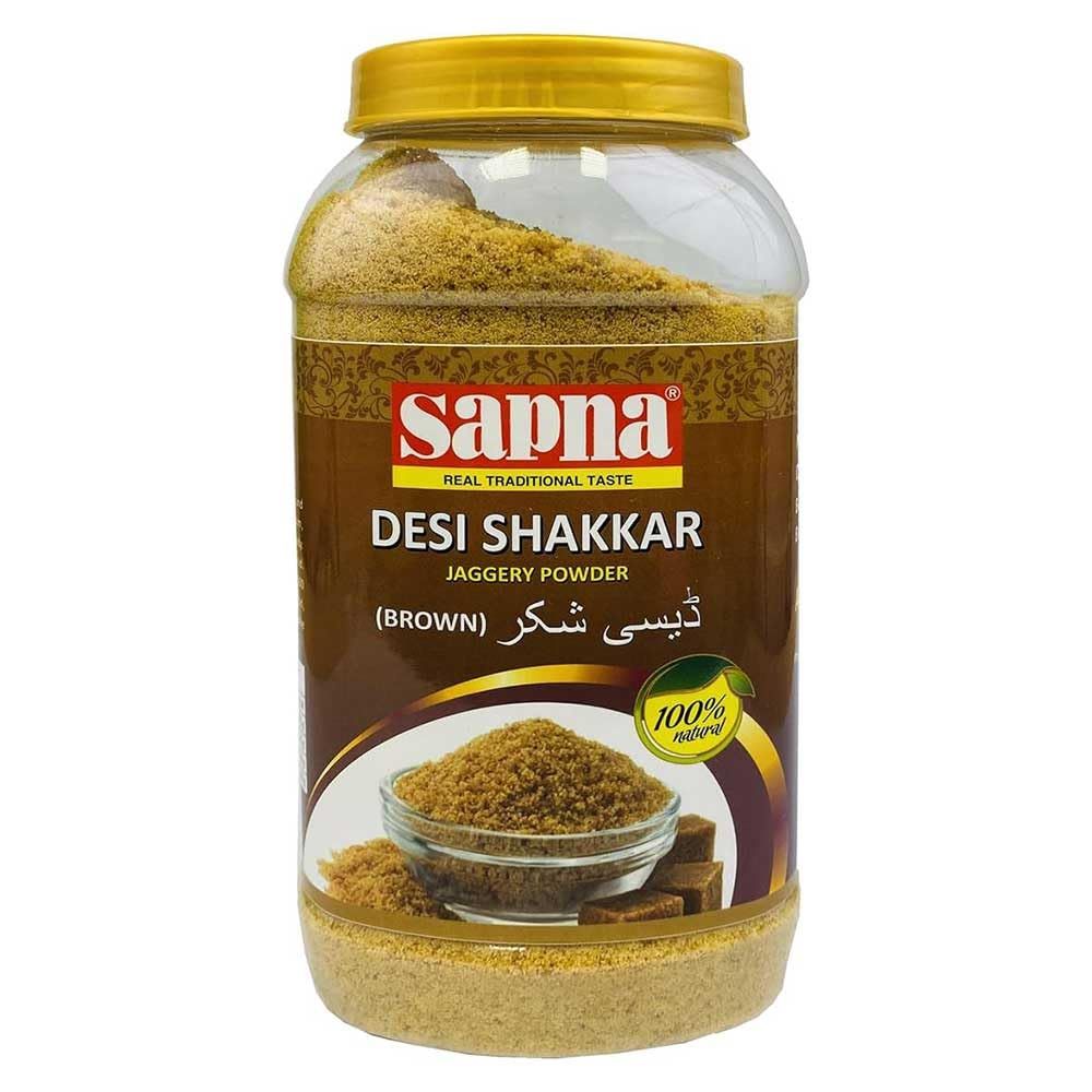 Jaggery Powder 1kg - Pure Gur/Goor Natural Sweetener - Indian Sugarcane Jaggery Powder - No Preservatives, No Artificial Flavours - Healthy Sugar Substitute for Tea, Coffee, Desserts &amp; Cooking