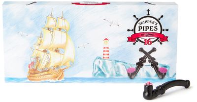 Malaco Skippers Liquorice Pipes - 16 Pack