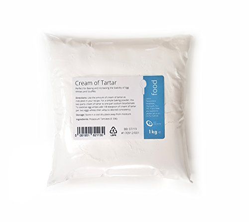Intralabs Cream of Tartar for Baking &amp; Playdough, Pure Food Grade Powder, 1kg