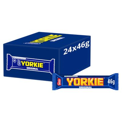 Yorkie Milk Chocolate Bars Multipack, 24 x 46 g