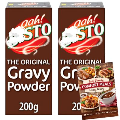 Original Gravy Powder 2 Pack with Recipe - Classic British Gravy for Roast Dinners, Sausage and Mash, Pies &amp; Everyday Meals