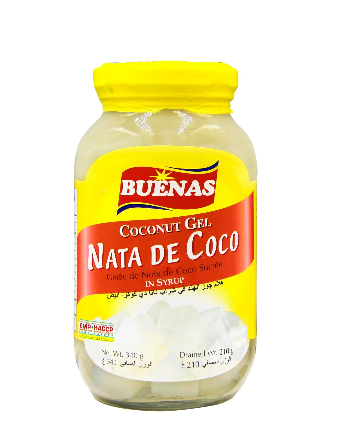 Buenas Nata De Coco Coconut Gel In Syrup 340G