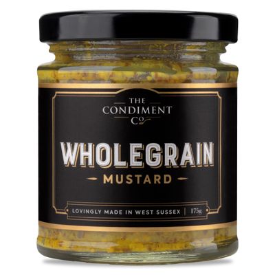 The Condiment Company Wholegrain Mustard, 175g - Premium Condiment &amp; Dressing, Perfect for Sauces, Marinades &amp; More