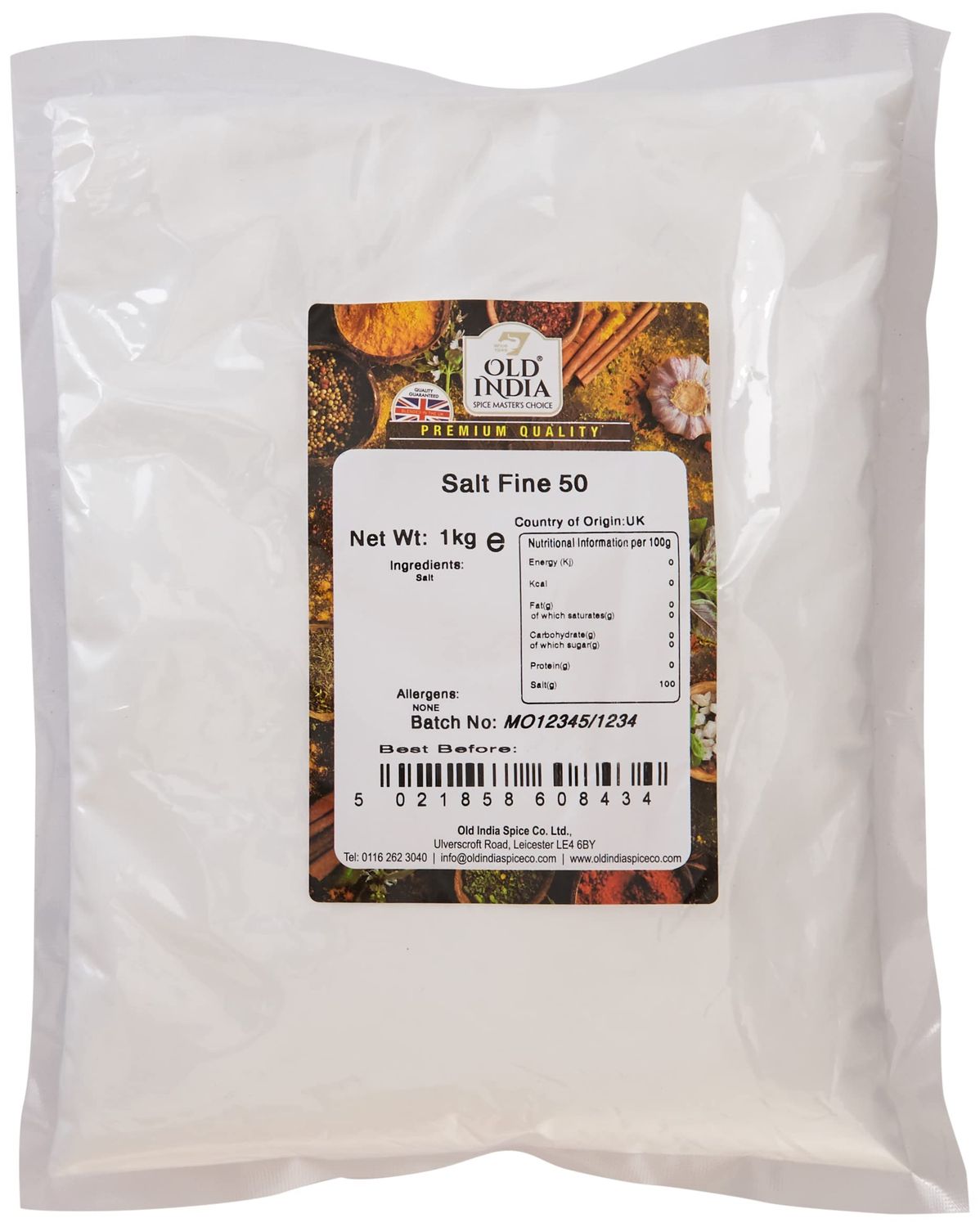 Old India Salt Fine 50 1kg