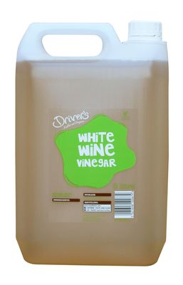 Driver s White Wine Vinegar - 5 Litre Catering Pack Light &amp; Tangy Vinegar for Dressings, Sauces, Pickling &amp; Cooking