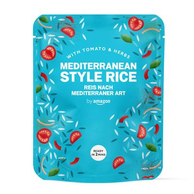 by Amazon Meditterenean Microwave Rice, 250g