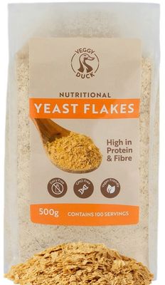 Veggy Duck - Nutritional Yeast Flakes (500g) - Natural GMO Free Vegan Friendly