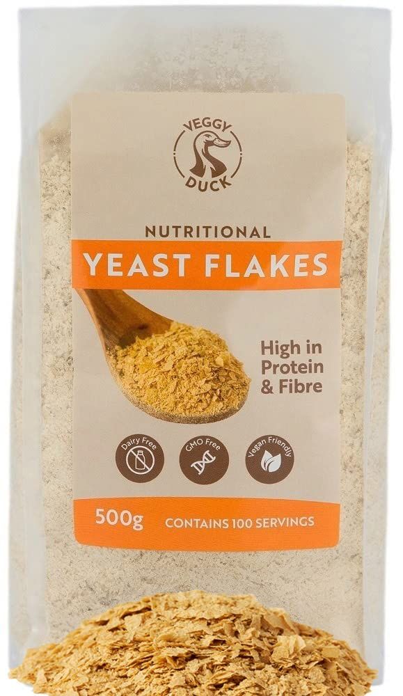 Veggy Duck - Nutritional Yeast Flakes (500g) - Natural GMO Free Vegan Friendly