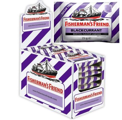 Fishermans Friend Blackcurrant 24 For 18 (25g x 24 x 1 pack size)
