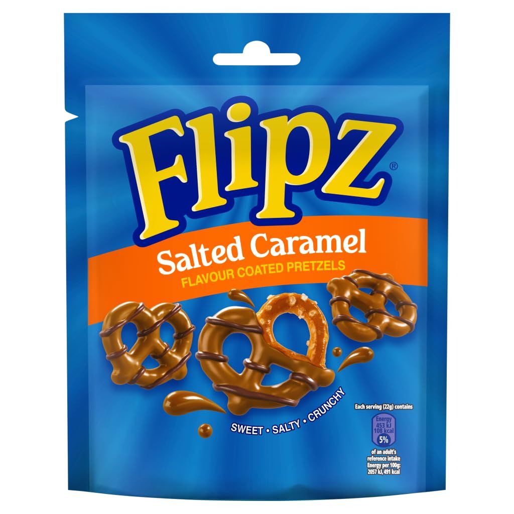 Flipz Salted Caramel Pretzels 90g