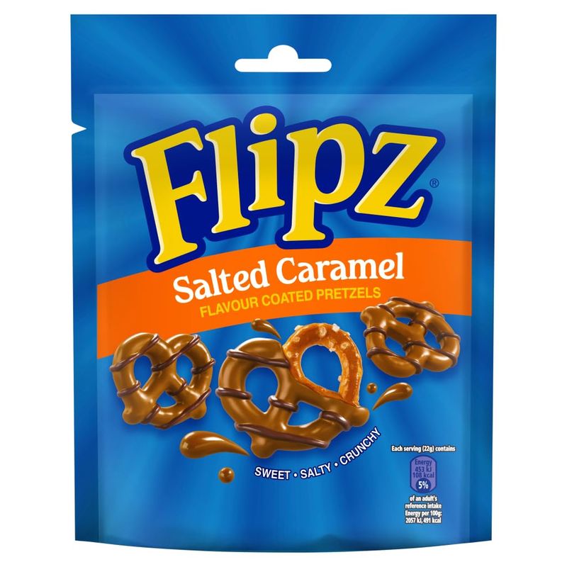 Flipz Salted Caramel Pretzels 90g