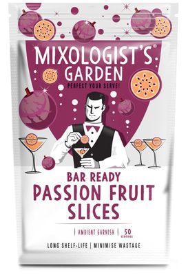 Mixologist's Garden Dried Passion Fruit Slices 100% Natural & Handpicked Long Shelf Life, No Refrigeration Required Ideal for Cocktails, Mocktails, Garnishes Sustainable Dried Fruit